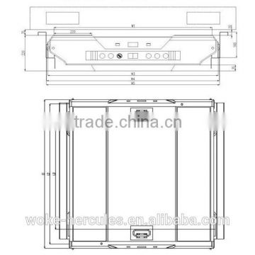 Radio shuttle for warehouse storage