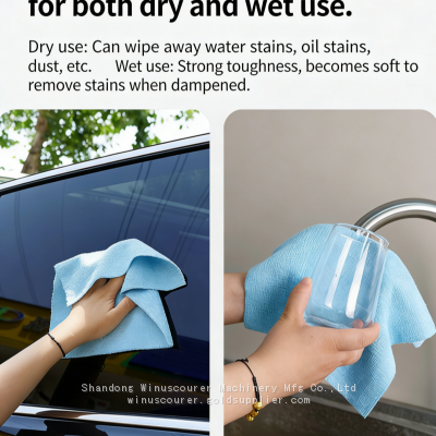 Fish Scales Design Microfiber Kitchen Washcloth Highly Absorbent Reusable Dish Towel photo-3