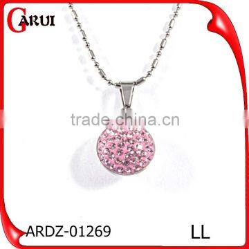 allibaba com gem crystals pink ball pendant necklace
