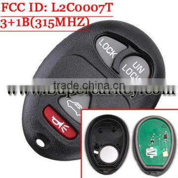 Best quality 3+1 button Replacement Keyless Entry Remote Key Fob for Buick GM L2C0007T #3