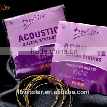 New Arrival Bulk Gold Strings Designs Acoustic Guitar Strings