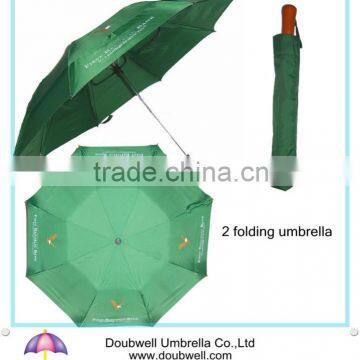 semi automatic open 2 folding umbrella