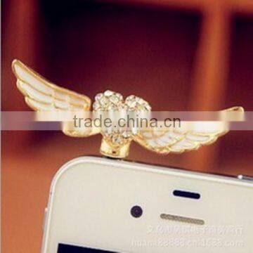 Hot Selling Crystal Dust Plugs,Crystal Dust Plug for iPhone
