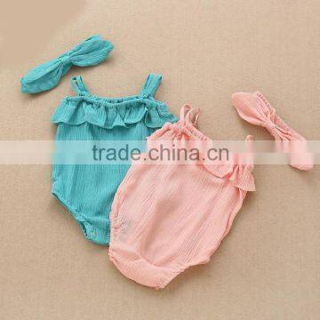 Brand Children Clothing Wholesale L133 Summer Ins Hot Style Girl Clothes Condole Belt Garment +Tire 2pcs Suit