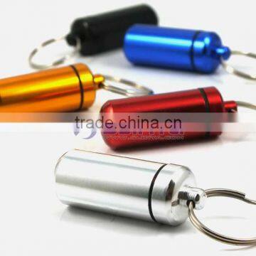 7 Color in Stock 48mm Long Metal Pill Storage Case Box Mini Bottle Cartridge photo-5
