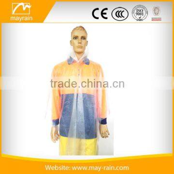 Adult Transparent Clear Plastic PVC Poncho