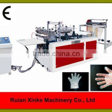 XINKE automatic plastic disposable gloves machine with servo motor