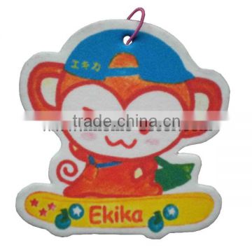 2mm thickness long fragrance lasting paper novelty car air fresheners