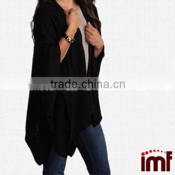 Chic Knitted Poncho Cape Shawl Wrap With Pockets Quality Choice photo-3
