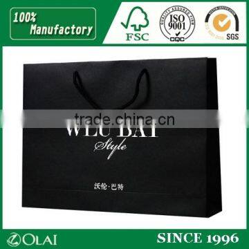 Luxury Large Black Garment Paper Bag