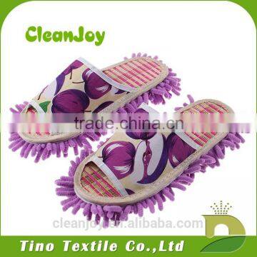 Import Bamboo Floor Indoor Cleaning Slipper photo-5