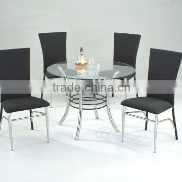 Modern Dining Set/ Black Sofa Dining Set