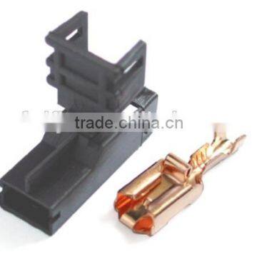 black plastic electronic cable connector