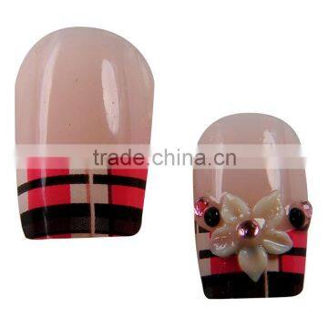 Fashion long 3D nails girls