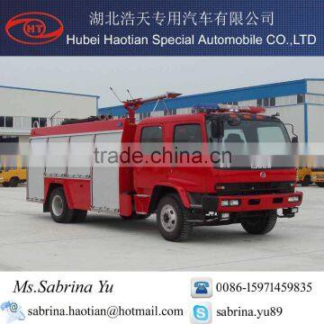 Water Tank Fire Truck With Diesel Fuel Type