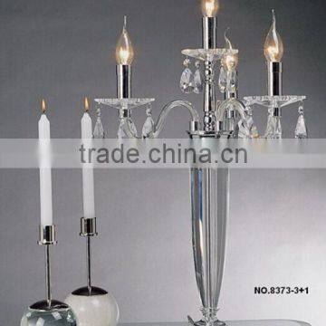 crystal candlesticks