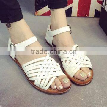 Professional soft sole flat sandals women flat sandals for girls with CE certificate XT-DA0748