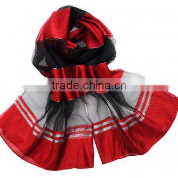 Fashion 2015 High Quality Tassel Silk Chiffon Scarf photo-4