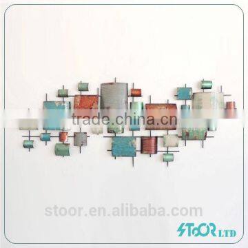 Latest popular beautiful modern interior metal wall art decor