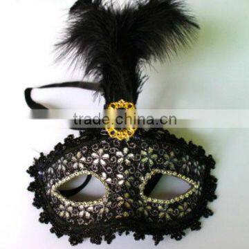 party face mask party mask with feather masquerade masks MK-1013