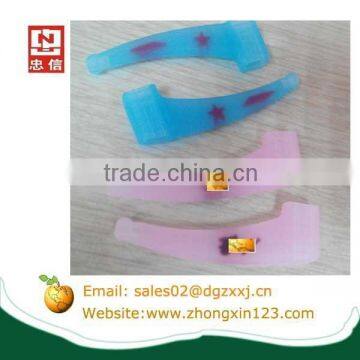 Translucent anti-siip silicone temple tips for glasses