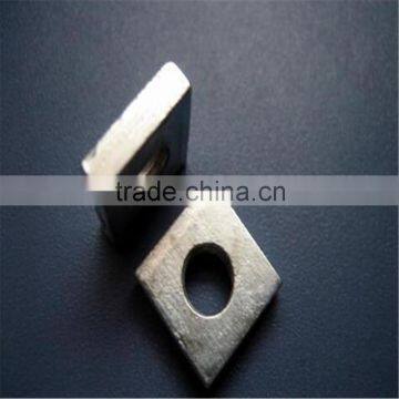 stainless steel slotted square washers made in China