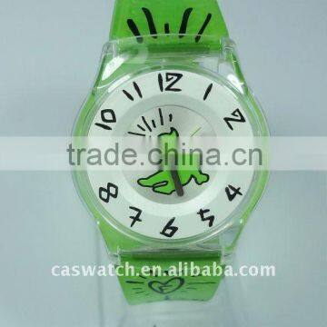 Plastic rock cool hello kitty watch