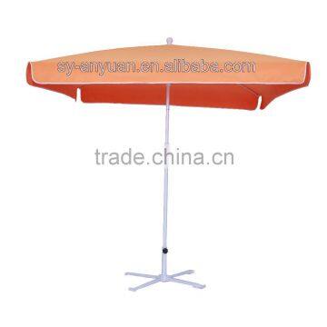 sqaure outdoor beach umbrella parasol in pefect square view