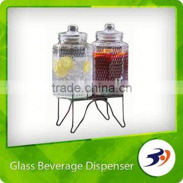 New square glass dispenser