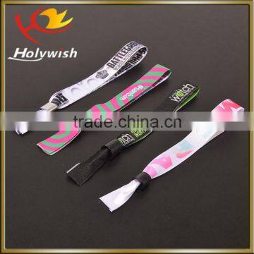 New Style Custom Music Festival Fabric Vip Entrance Wristband photo-4