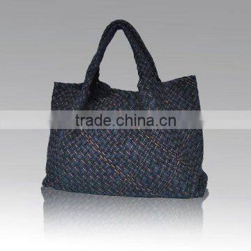 BD1081 women cloth fabric knitting lady bag shopping bag