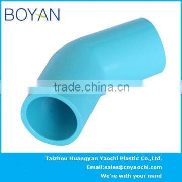 BOYAN pvc thailand pipe fitting 45 degree elbow