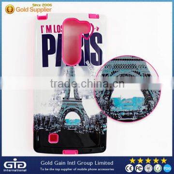 [GGIT] New Arrival Flash Powder Color Painting TPU PC 2 in 1 Mobile Phone Case for LG H500F photo-4