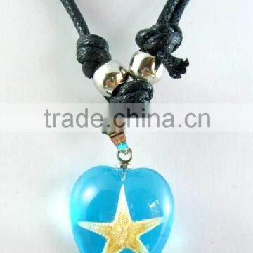 Colorful Lovely Pentacle Pendant Necklace for Girls