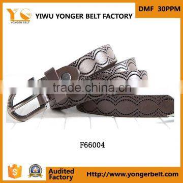 Brown New Style Fancy Buckle Fashion Design Professional Perforated Belt photo-1