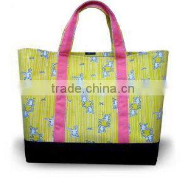 Durable full color custom printed canvas tote bags