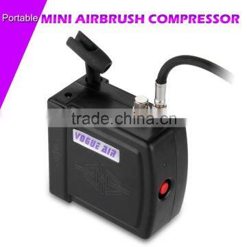 Black HS08 Portable Mini Airbrush Compressor Kit With UK Adapter Body Paint Professional Airbrush Nail Art Paint Cake AS-37 photo-3