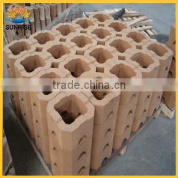 upper part of regenerator of glass furnace made by high quality magnesite brick