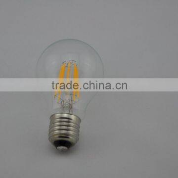 8W A60 Home decorative light e27 dimmable led filament bulb