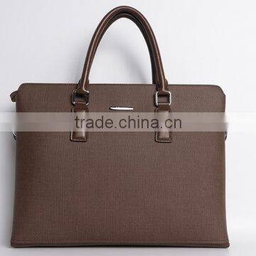 Guangzhou briefcase bag factory, leather gentlemen hand bag, support new designs