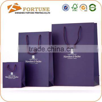 Wholesale New Design Printed Kraft Paper Shopping Bag Manufacturer