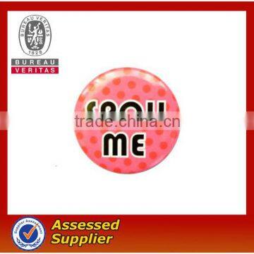 fashional round pin badges for sale