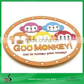 Sinicline Soft PVC 3D Self Adhesive Garment Patch for Kids