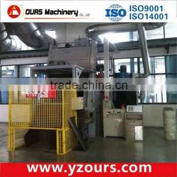 wet sandblasting cabinet, Cast steel shot blasting machine for coating line