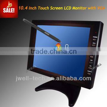 10.4 inch LED Touch screen monitor, portable monitor, touch screen with VGA AV BNC
