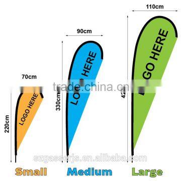 Factory Custom Trade Show Banner Street Banner Teardrop Flag Banner photo-2