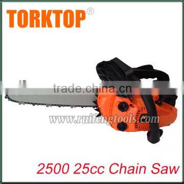 Gasoline 2500 Chain Saw with 16'' 18'' 20'' 22'' 24'' guide bar