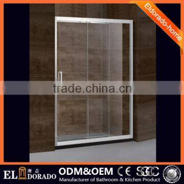 Straight Open Style with Frame tempered glass enclosure shower Screen with CCC