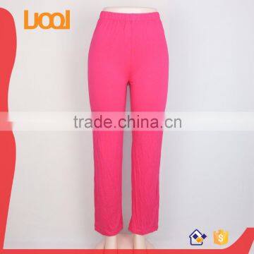 woman comfortable plain pajamas pants