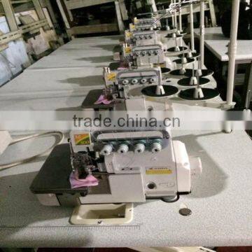 Japan Used Second Hand Industrial 4 Thread Overlock Sewing Machine photo-3